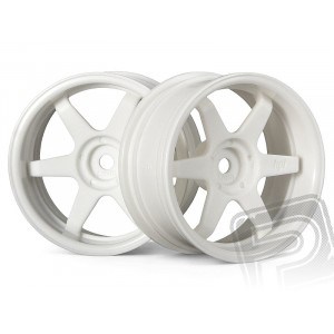 TE37 disky 26mm bílé (6mm offset)