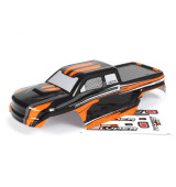Karoserie lakovaná MT Černo/Oranžová 1/16