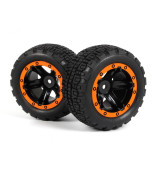 Nalepené gumy 1/16 ST Oranžové 2ks