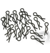 Sponka karoserie (8mm/černá/20ks)