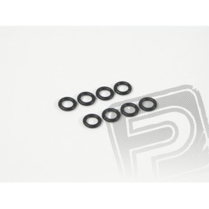 O kroužky 6 x 9.5 x 1.9mm (8ks) (černé)