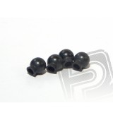 Kulička kloubku, 6.8 x 7.3 x 3mm (černé, 4ks)