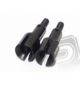 Unašeč poloosy 8 x 9 x 44mm (černý, 2pcs)