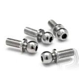 Koule 4,3x11,5mm (4-40/imbus/stříbrné/4ks)