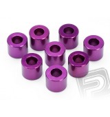 Vymezovací podložka 4X8X6.5mm, (fialová/8ks.)