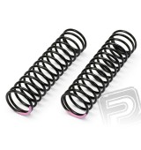 Pružiny 18x80x1.8mm 15.5 otáček(růžové 134gF/mm)