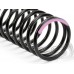 Pružiny 18x80x1.8mm 15.5 otáček(růžové 134gF/mm)
