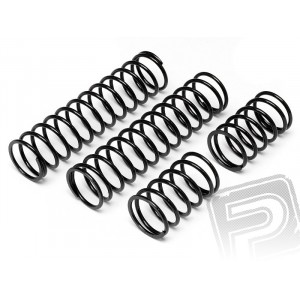 Pružina tlumiče 23x155x2.4mm 17,5závitů (černá/2ks)