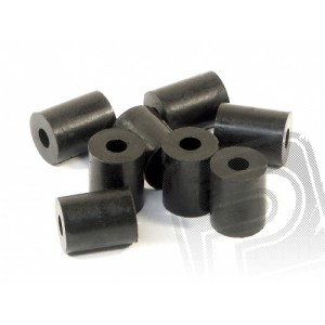 Vymezovací trubka 3x8x10mm, (černá,8ks.)