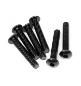 Button Head Screw M5X30Mm (Hex Socket/6Pcs)