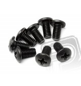Šroub s půlkulatou hlavou M4x8 (8pcs)