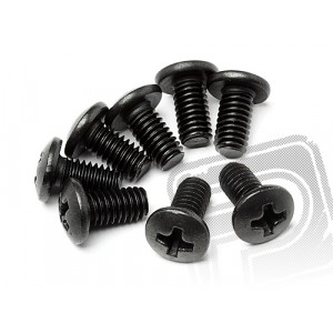 Šroub s půlkulatou hlavou M4x8 (8pcs)