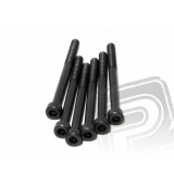 Šroub imbus M3 X 42mm (černý/6ks)