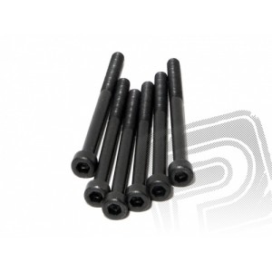 Šroub imbus M3 X 42mm (černý/6ks)