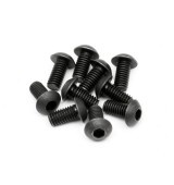 Imbusový šroub s půlkulatou hlavou M3x6mm (10ks)