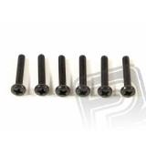Šroub s čočkovou hlavou M3x18mm (6 ks)