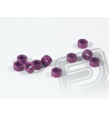 Podložka alu 3x6x3,0mm (fialové 10ks.)