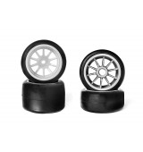 Hot Race F1 1/10 bezd. pneumatiky nalepené pro Asfalt 4ks.