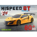 HSP GT PRO 1/10 2,4 GHz Brushless On-road, Žlutý