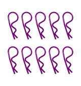 Universální sponky karoserie 1/8, růžové (10 ks.)