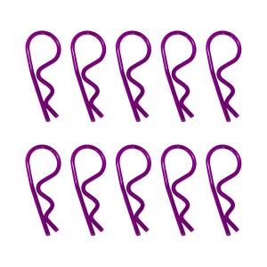 Universální sponky karoserie 1/8, růžové (10 ks.)