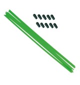 Anténové trubičky RC AUTA 10 ks. - zelené