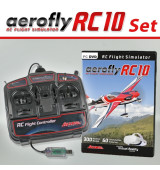 Aerofly RC10 na DVD pro Win8.1/10/11 s USB ovladačem