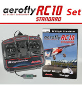 Aerofly RC10 STANDARD na DVD s USB ovladačem pro Win 10/11