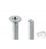 Ocelový šroub se zápustnou hlavou M4x16mm, 15ks