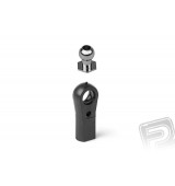 MAXI kloubek M3 s kulovým kloubem 6,0mm, šestihranou základnou a vrtáním 3,0mm, 10 ks.