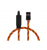 Prodlužovací kabel kroucený 60cm JR s pojistkou (PVC)