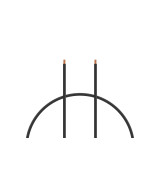 Kabel silikon 0.5mm2 1m (černý)