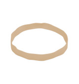 Gumová oka 75x6x1mm, 10ks.