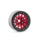 1.9'' Hliníkové beadlock disky pro 1/10 crawler/expedice červené - 2 ks