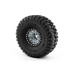 1.9'' Hliníkové beadlock disky pro 1/10 crawler/expedice stříbrné - 2 ks