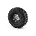 1.9'' Hliníkové beadlock disky pro 1/10 crawler/expedice stříbrné - 2 ks