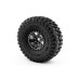 1.9'' Hliníkové beadlock disky šestipaprskové pro 1/10 crawler/expedice černé - 2 ks