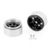 1.9'' Hliníkové beadlock disky offset -10 mm pro 1/10 crawler/expedice černé - 2 ks