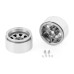 1.9'' Hliníkové beadlock disky offset -10 mm pro 1/10 crawler/expedice stříbrné - 2 ks