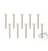 Plastový/Nylon šroub s válcovou hlavou M6x50mm, 10ks