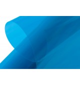 KAVAN nažehlovací fólie - transparentní modrá