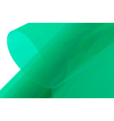 KAVAN nažehlovací fólie - transparentní zelená