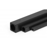 Uhlíkový hranol dutý s kulatým otvorem 8x8/6,5mm 1m