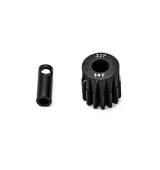 Ocelový motorový pastorek 14 zubů, modul 32DP s 5mm vrtáním a 3,17mm adaptérem