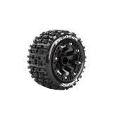 ST-PIONEER SOFT 1/16 12mm hex Black Rims