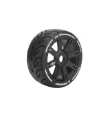 GT-TARMAC SOFT 1/8 17mm hex Spoke Black Rims