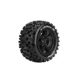 X-UPHILL SPORT 1/5 24mm hex Black Rims
