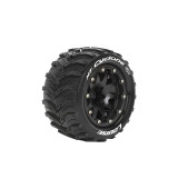 MT-CYCLONE SOFT 1/10 0 offset 12mm hex Black Bead-Lock Rims