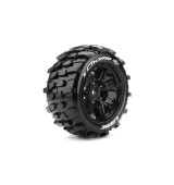 X-CHAMP SPORT 1/5 24mm hex Black Rims, 2 ks