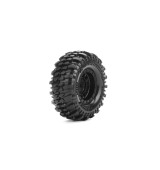 CR-CHAMP 1.0 - Kompletní 1/18 a 1/24 crawler kola s černými disky pro 7mm hex, 2 ks
